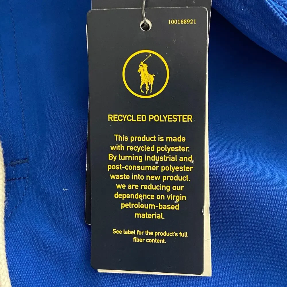 Polo Ralph Lauren Swim Trunks Men's XS Pockets Drawstring Waist Royal Blue NEW